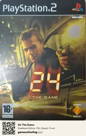 24: The Game PlayStation 2, Spain box front