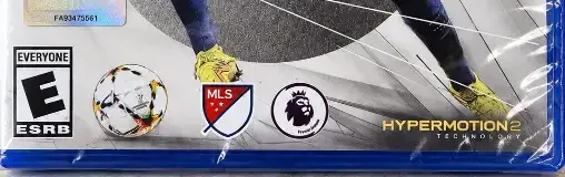 FIFA 23, the ESRB box on its front