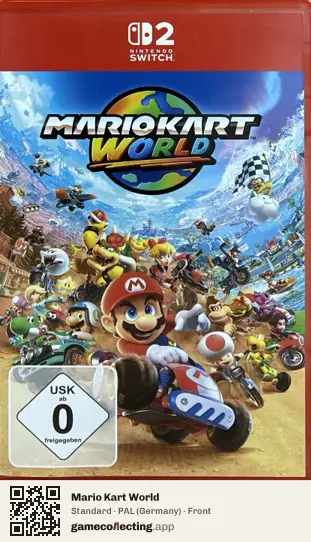 Mario Kart World Nintendo Switch 2, Germany box front