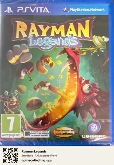 Rayman Legends PlayStation Vita, Spain box front