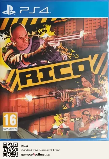 RICO PlayStation 4, Germany box front