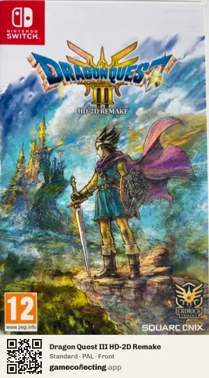 Dragon Quest III HD-2D Remake Nintendo Switch, PAL box front