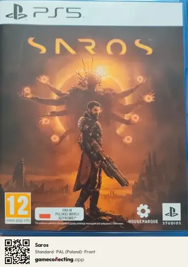 Saros PlayStation 5, Poland box front