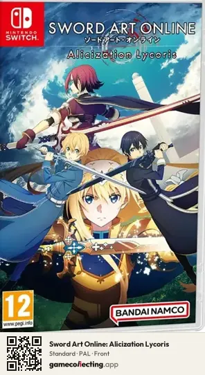Sword Art Online: Alicization Lycoris Nintendo Switch, PAL box front