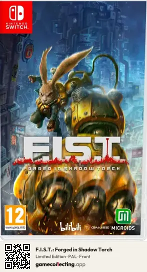 F.I.S.T.: Forged in Shadow Torch Nintendo Switch, PAL box front