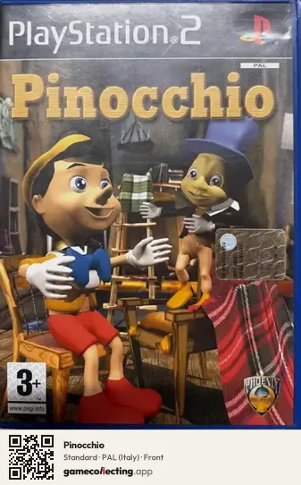 Pinocchio PlayStation 2, Italy box front
