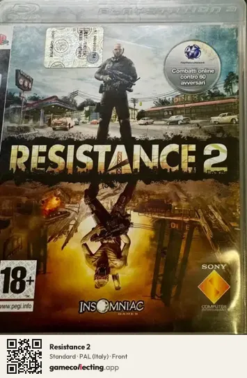Resistance 2 PlayStation 3, Italy box front