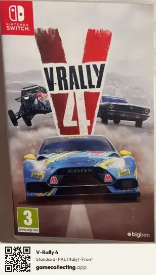 V-Rally 4 Nintendo Switch, Italy box front