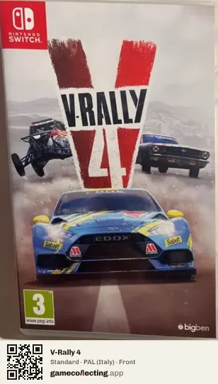 V-Rally 4 Nintendo Switch, Italy box front