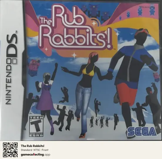The Rub Rabbits! Nintendo DS, NTSC box front