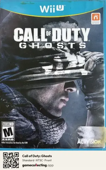 Call of Duty: Ghosts Nintendo Wii U, NTSC box front