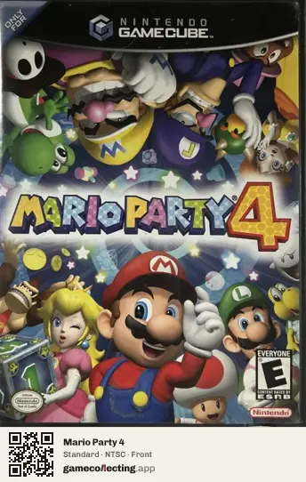 Mario Party 4 Nintendo GameCube, NTSC box front