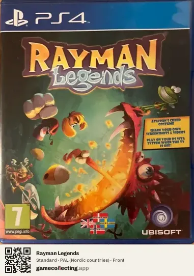 Rayman Legends PlayStation 4, Nordic countries box front