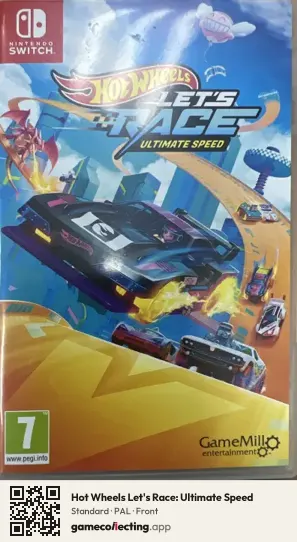 Hot Wheels Let's Race: Ultimate Speed Nintendo Switch, PAL box front