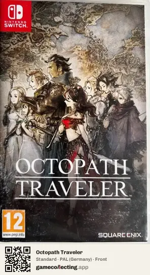 Octopath Traveler Nintendo Switch, Germany box front