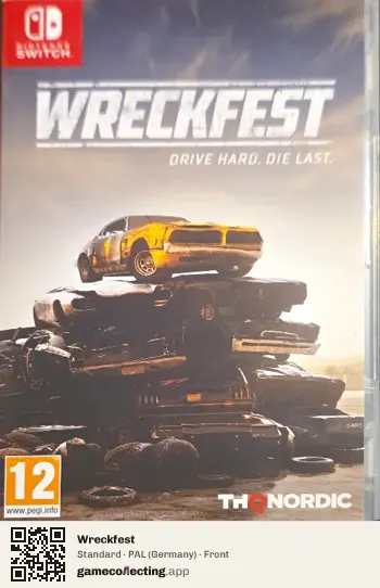 Wreckfest Nintendo Switch, Germany box front
