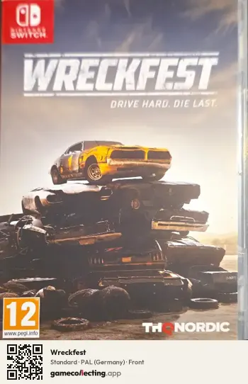 Wreckfest Nintendo Switch, Germany box front