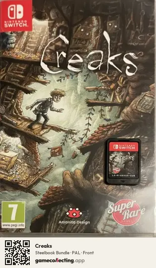 Creaks Nintendo Switch, PAL box front