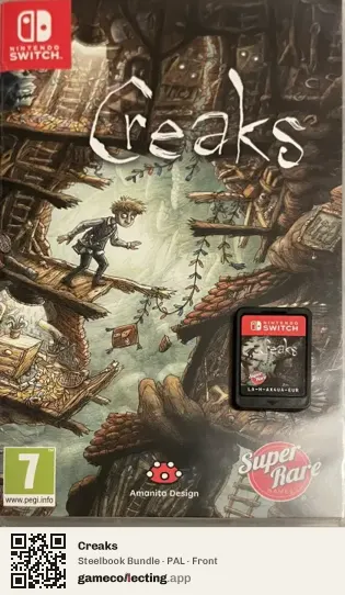 Creaks Nintendo Switch, PAL box front