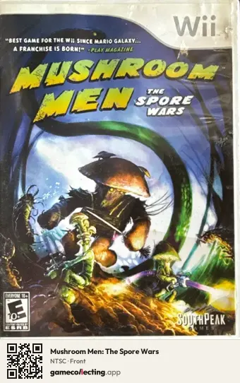 Mushroom Men: The Spore Wars Nintendo Wii, NTSC box front