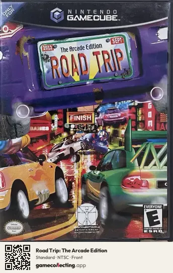 Road Trip: The Arcade Edition Nintendo GameCube, NTSC box front