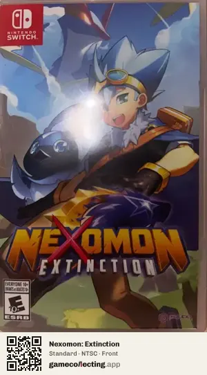 Nexomon: Extinction Nintendo Switch, NTSC box front