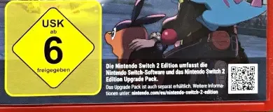 Pokémon Legends: Z-A, the USK square on its front