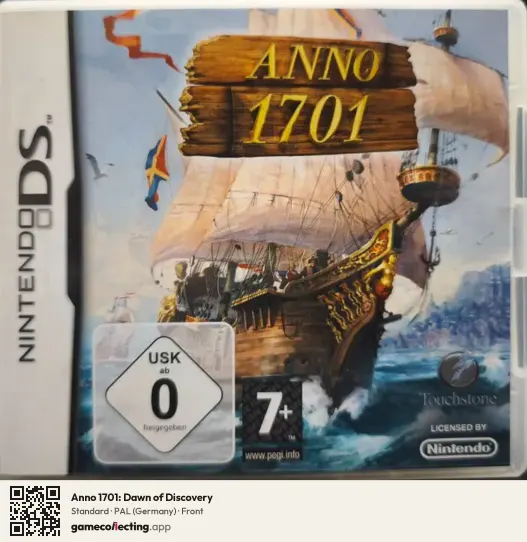 Anno 1701: Dawn of Discovery Nintendo DS, Germany box front