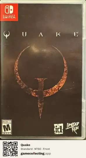 Quake Nintendo Switch, NTSC box front
