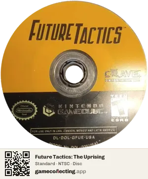 Future Tactics: The Uprising Nintendo GameCube, NTSC disc