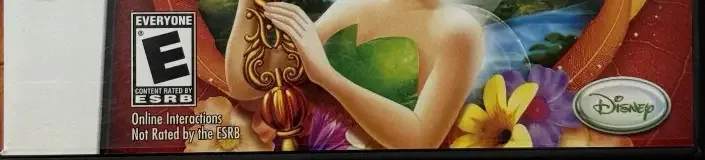 Tinker Bell and the Lost Treasure, the ESRB box on its front