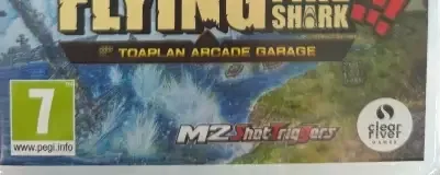 Toaplan Arcade Garage: Flying Fire Shark, the PEGI square on its front