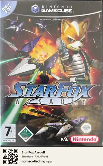 Star Fox Assault Nintendo GameCube, PAL box front