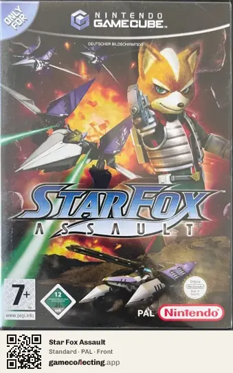 Star Fox Assault Nintendo GameCube, PAL box front
