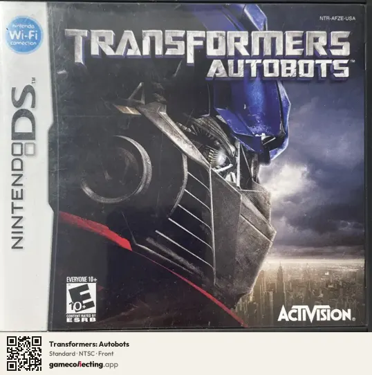 Transformers: Autobots Nintendo DS, NTSC box front
