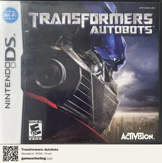 Transformers: Autobots Nintendo DS, NTSC box front