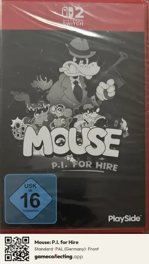 Mouse: P.I. for Hire Nintendo Switch 2, Germany box front