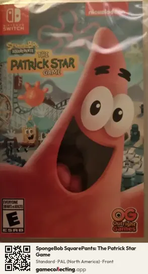 SpongeBob SquarePants: The Patrick Star Game Nintendo Switch, North America box front