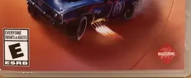 Hot Wheels Unleashed, the ESRB box on its front