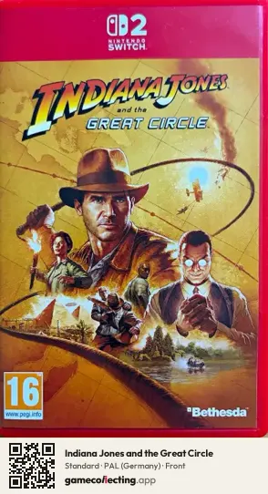 Indiana Jones and the Great Circle Nintendo Switch 2, Germany box front