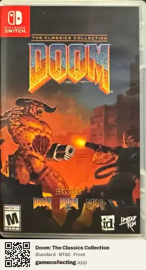 Doom: The Classics Collection Nintendo Switch, NTSC box front