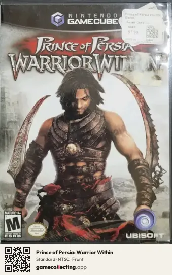 Prince of Persia: Warrior Within Nintendo GameCube, NTSC box front