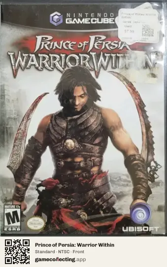 Prince of Persia: Warrior Within Nintendo GameCube, NTSC box front