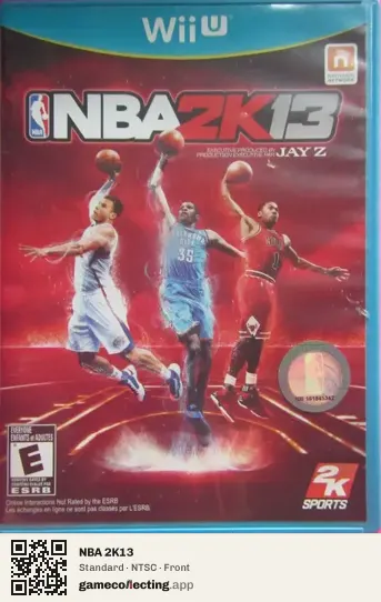 NBA 2K13 Nintendo Wii U, NTSC box front