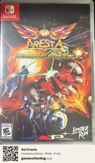 Sol Cresta Nintendo Switch, NTSC box front