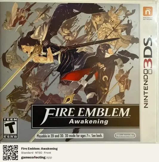 Fire Emblem: Awakening Nintendo 3DS, NTSC box front