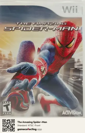 The Amazing Spider-Man Nintendo Wii, NTSC box front