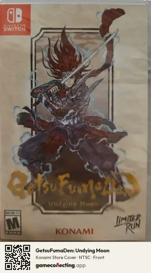 GetsuFumaDen: Undying Moon Nintendo Switch, NTSC box front