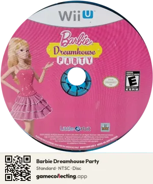 Barbie Dreamhouse Party Nintendo Wii U, NTSC disc