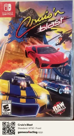 Cruis'n Blast Nintendo Switch, NTSC box front